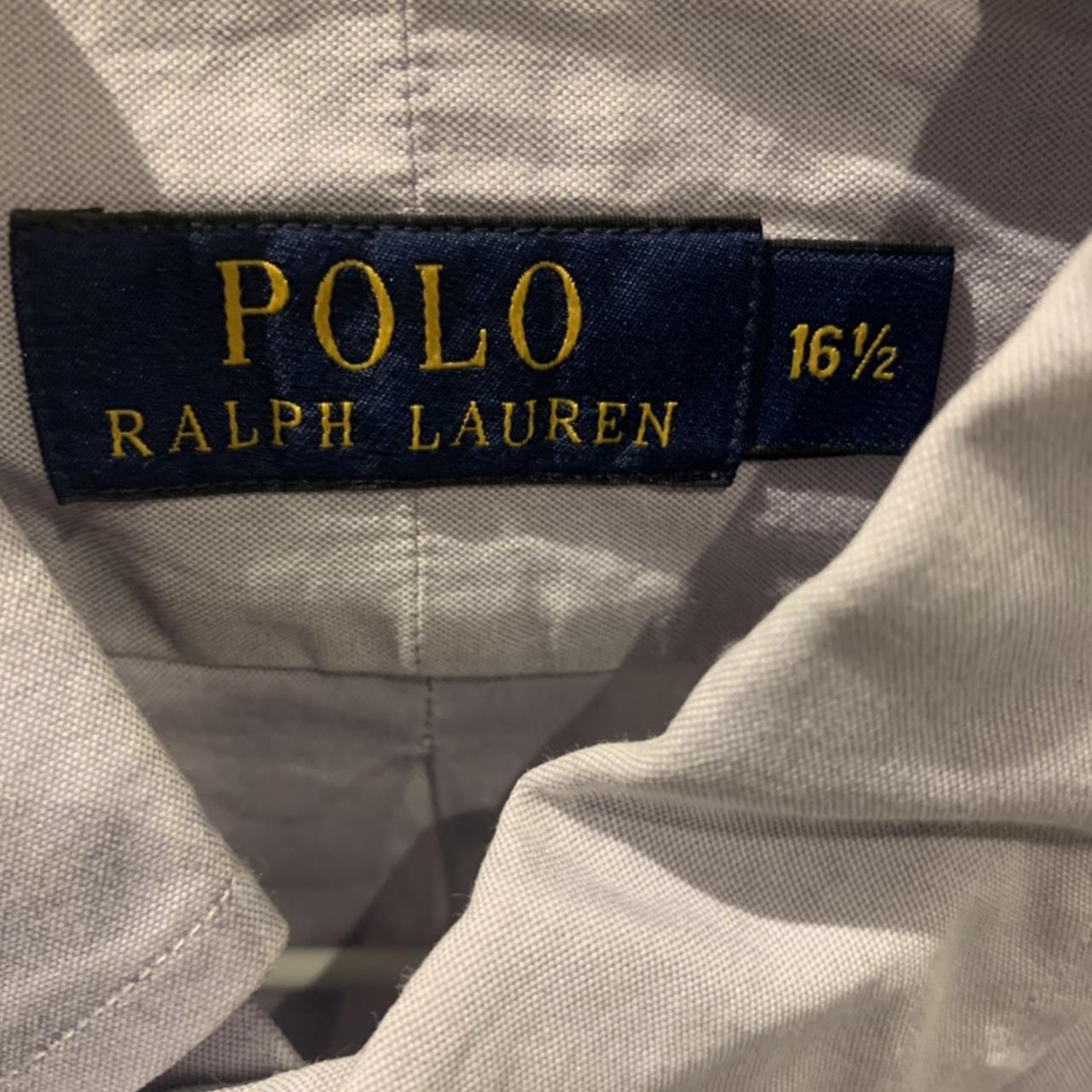 POLO RALPH LAUREN BUTTON DOWN SHIRT 16.5” collar L-XL - Depop