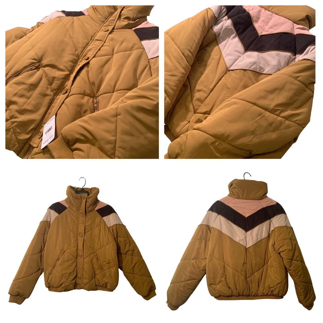 heidi chevron ski puffer jacket