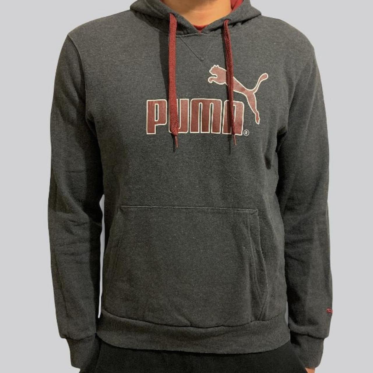 red puma sweatshirt