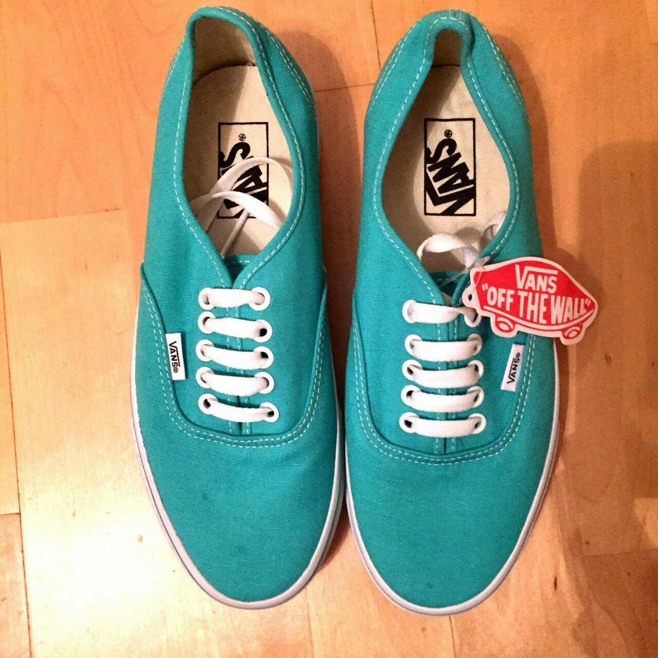 Teal authentic sales vans