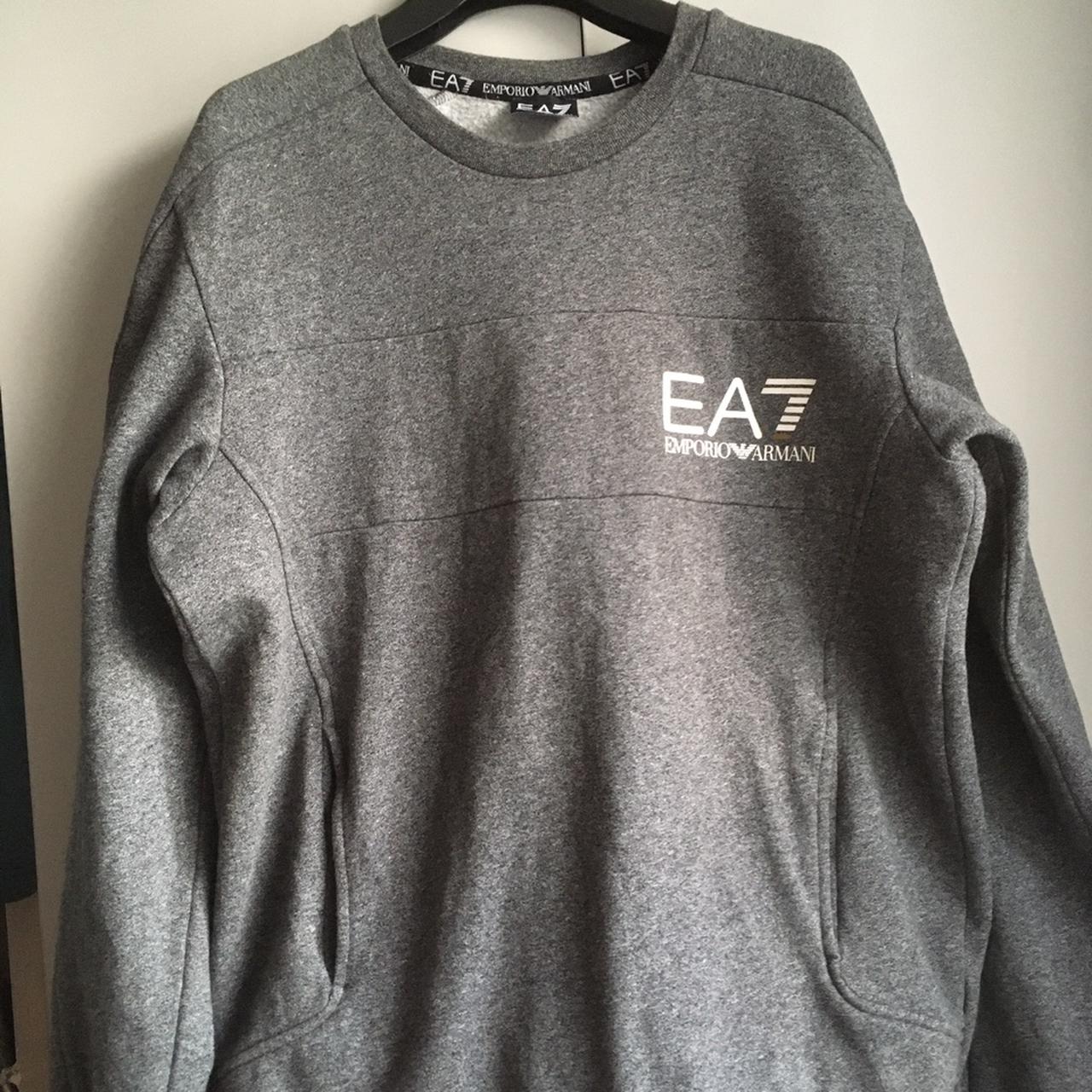 ea7 grey jumper