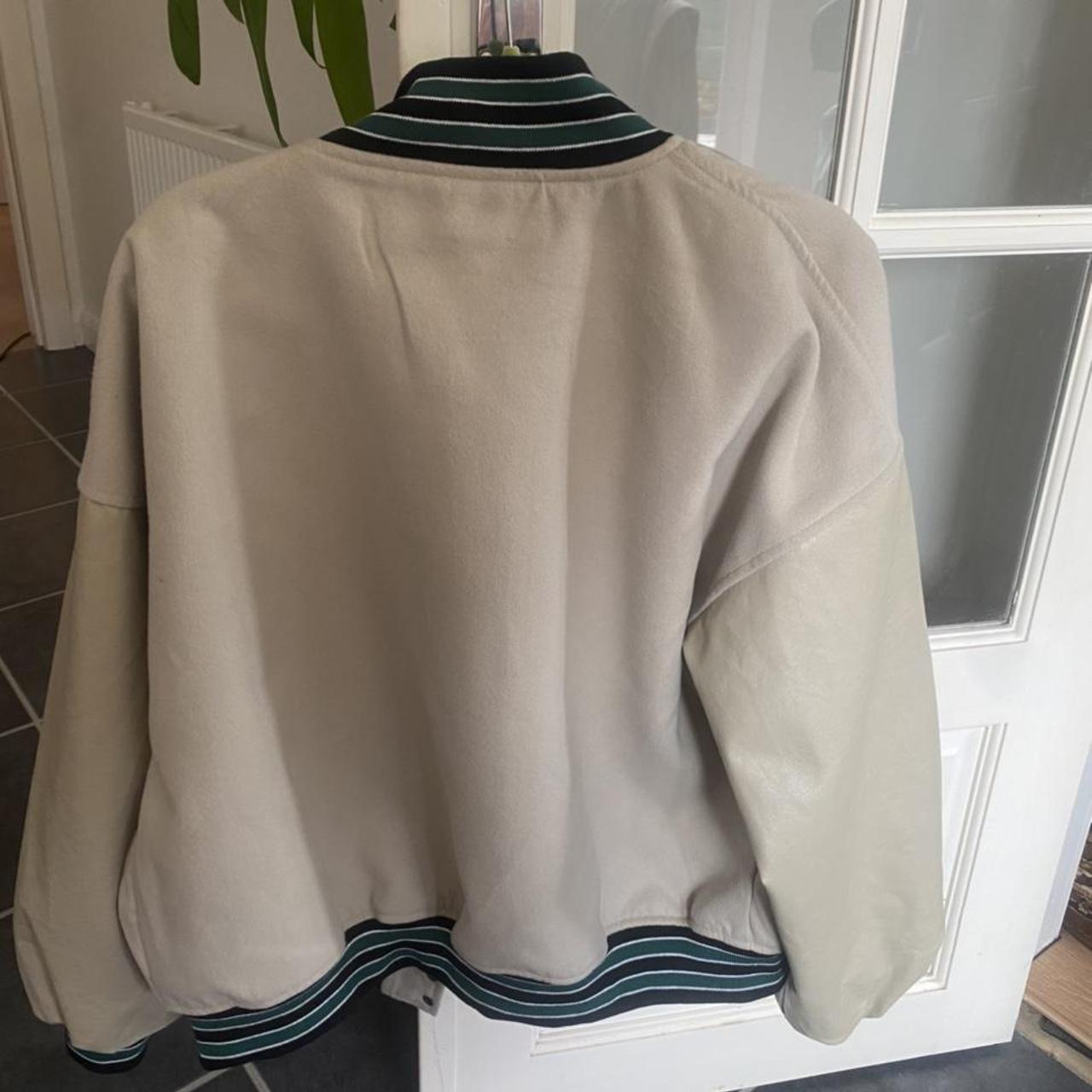 Boohoo man blue varsity jacket from dababy - Depop