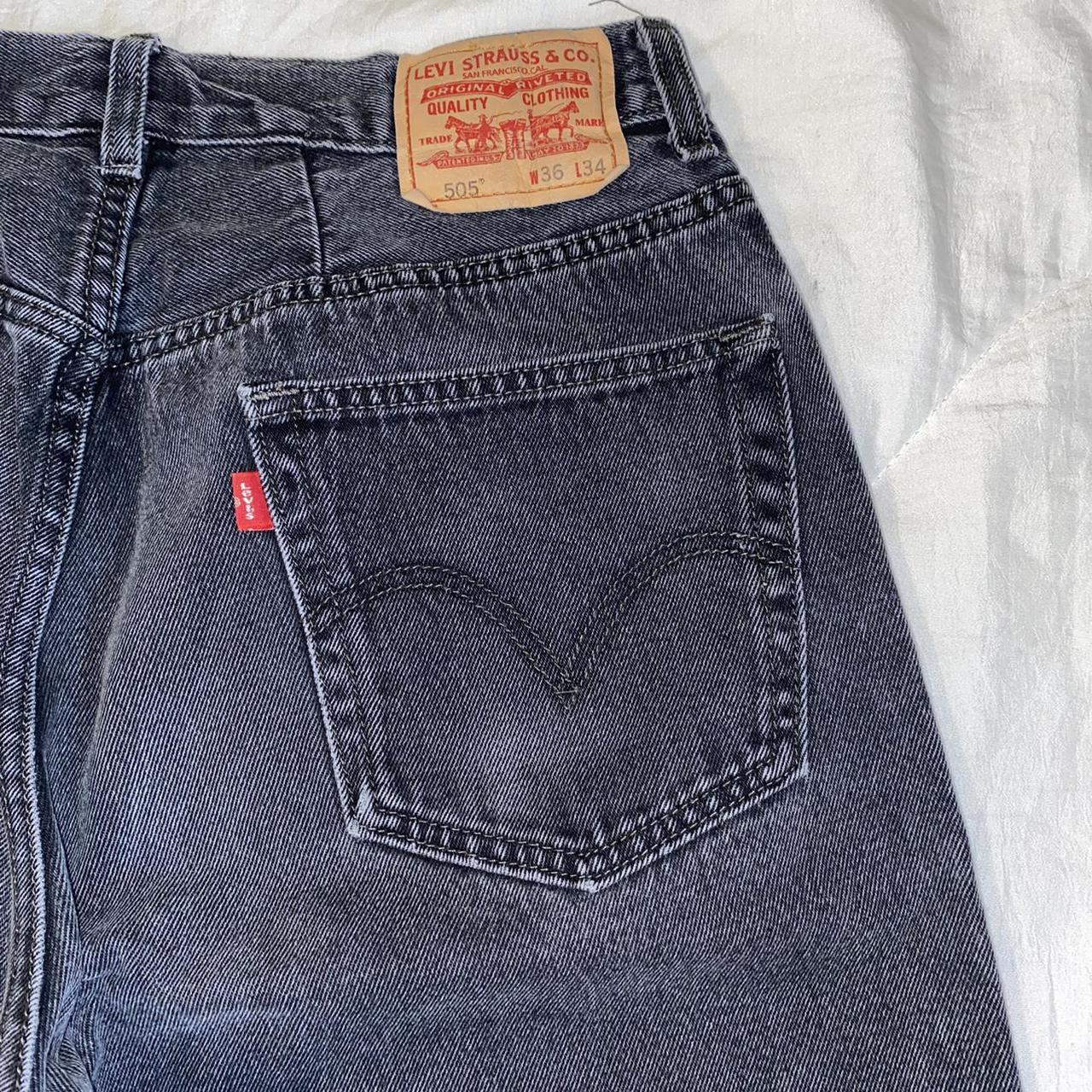 levis 505 grey