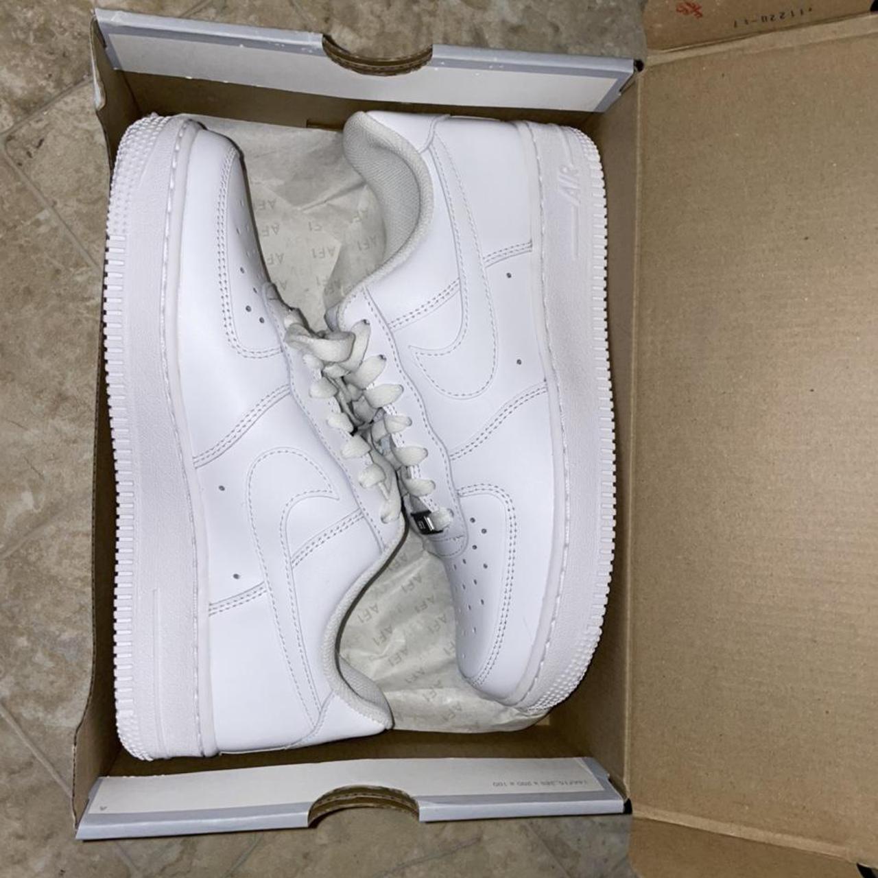 BRAND NEW AIR FORCE 1s Size 7 in womens. Never worn.... - Depop