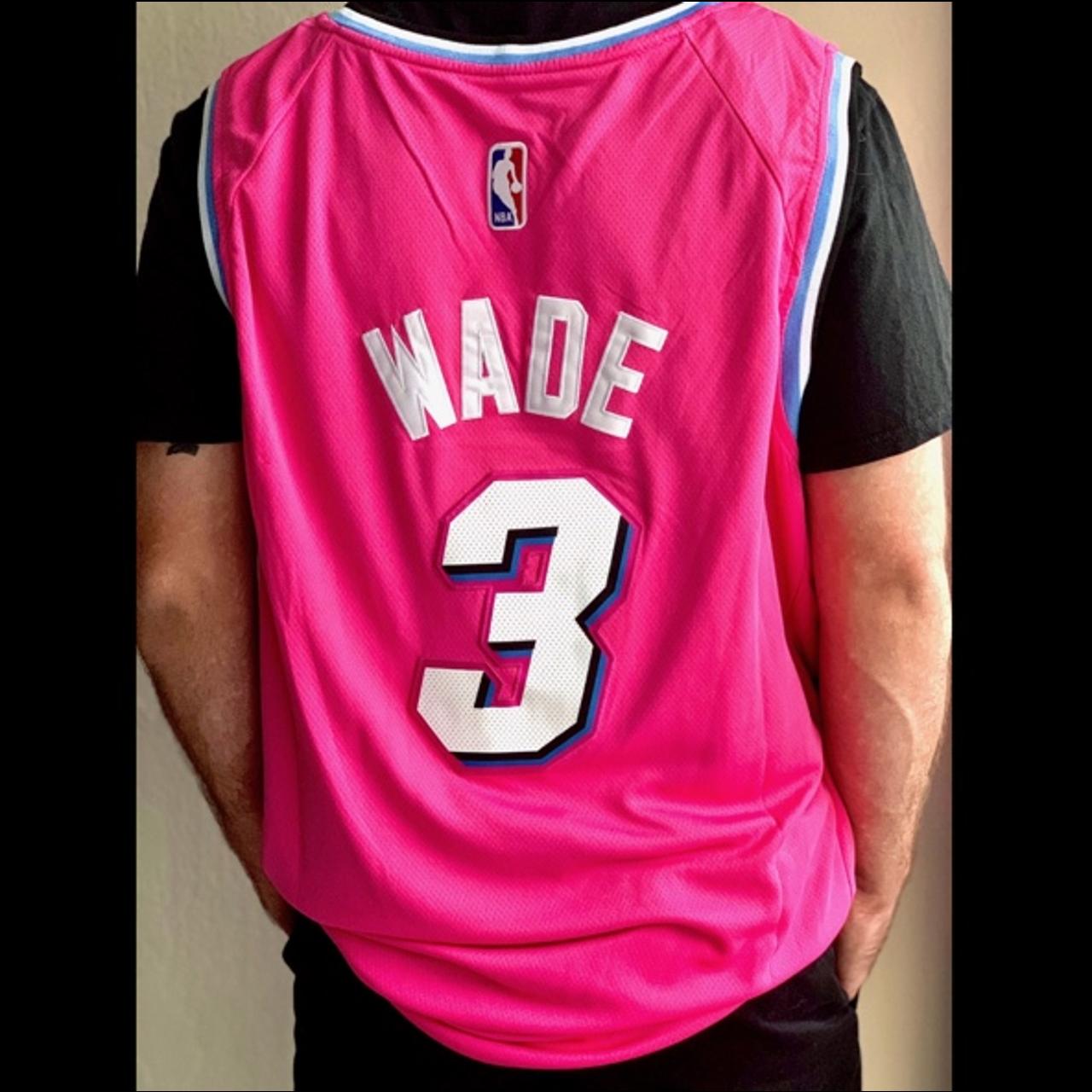 Miami vice Jersey Dwayne wade Youth small Small - Depop