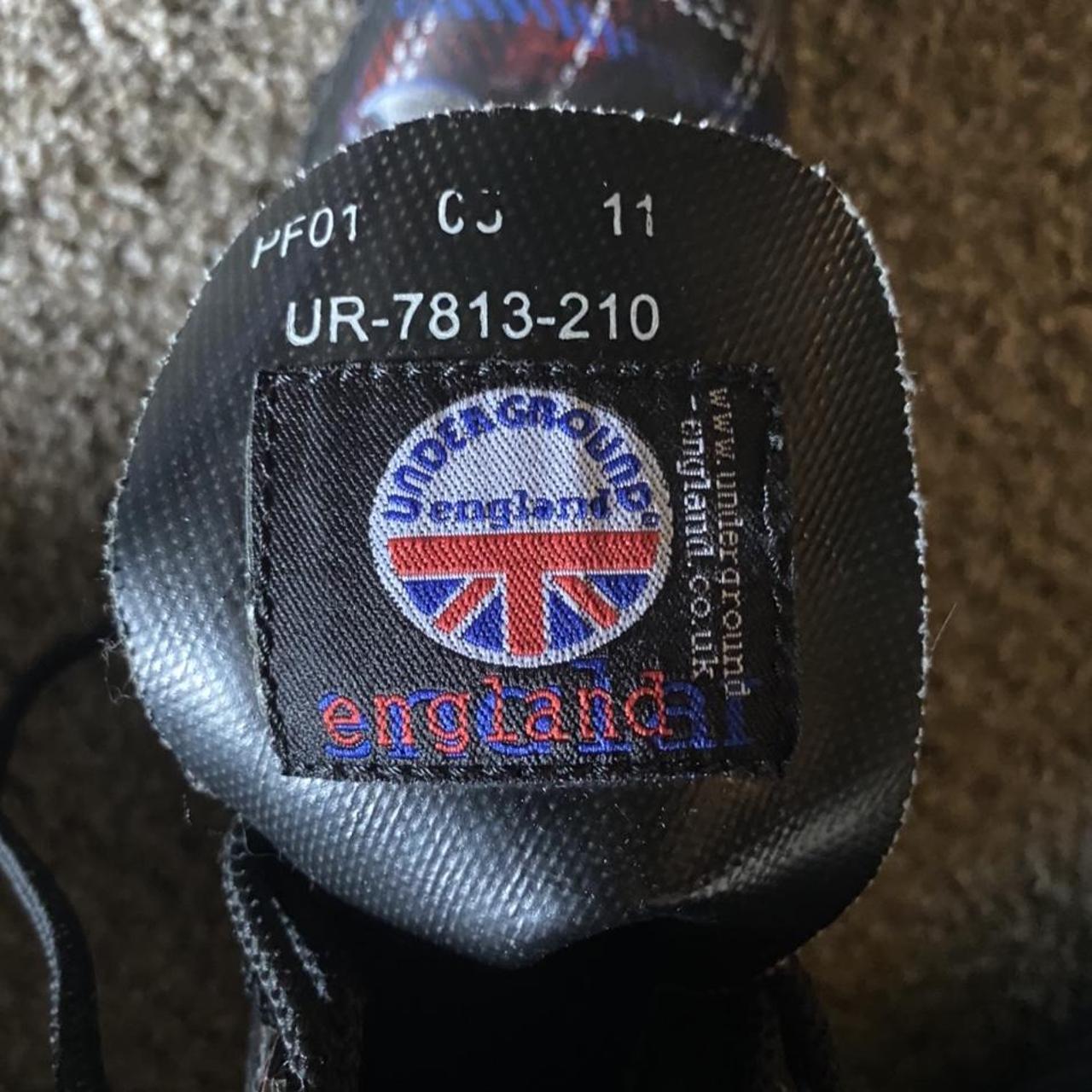 Underground England Combat Boots, size nine in mens... Depop