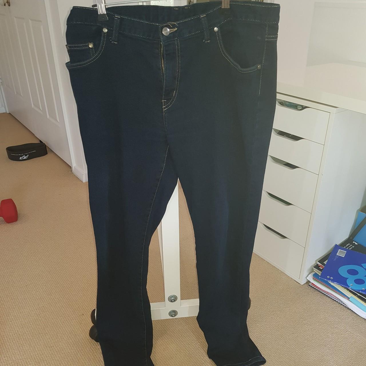 Dejour Jeans Dark Navy Size 36 Skinny Leg - Depop