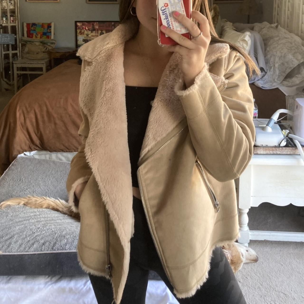 h&m divided coat