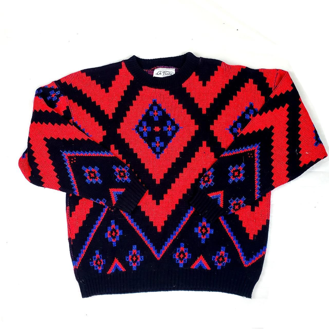 Product Image 1 - Vintage abstract 80s sweater. 

Holiday
