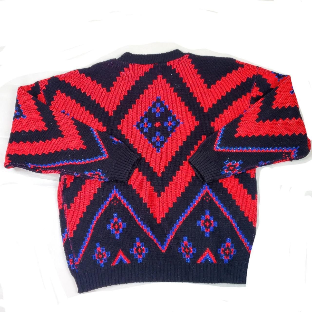 Product Image 4 - Vintage abstract 80s sweater. 

Holiday