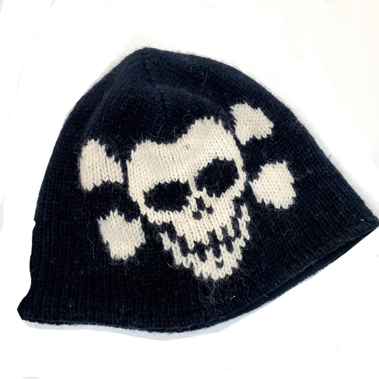 Product Image 1 - Skull mall goth beanie. 

Pair