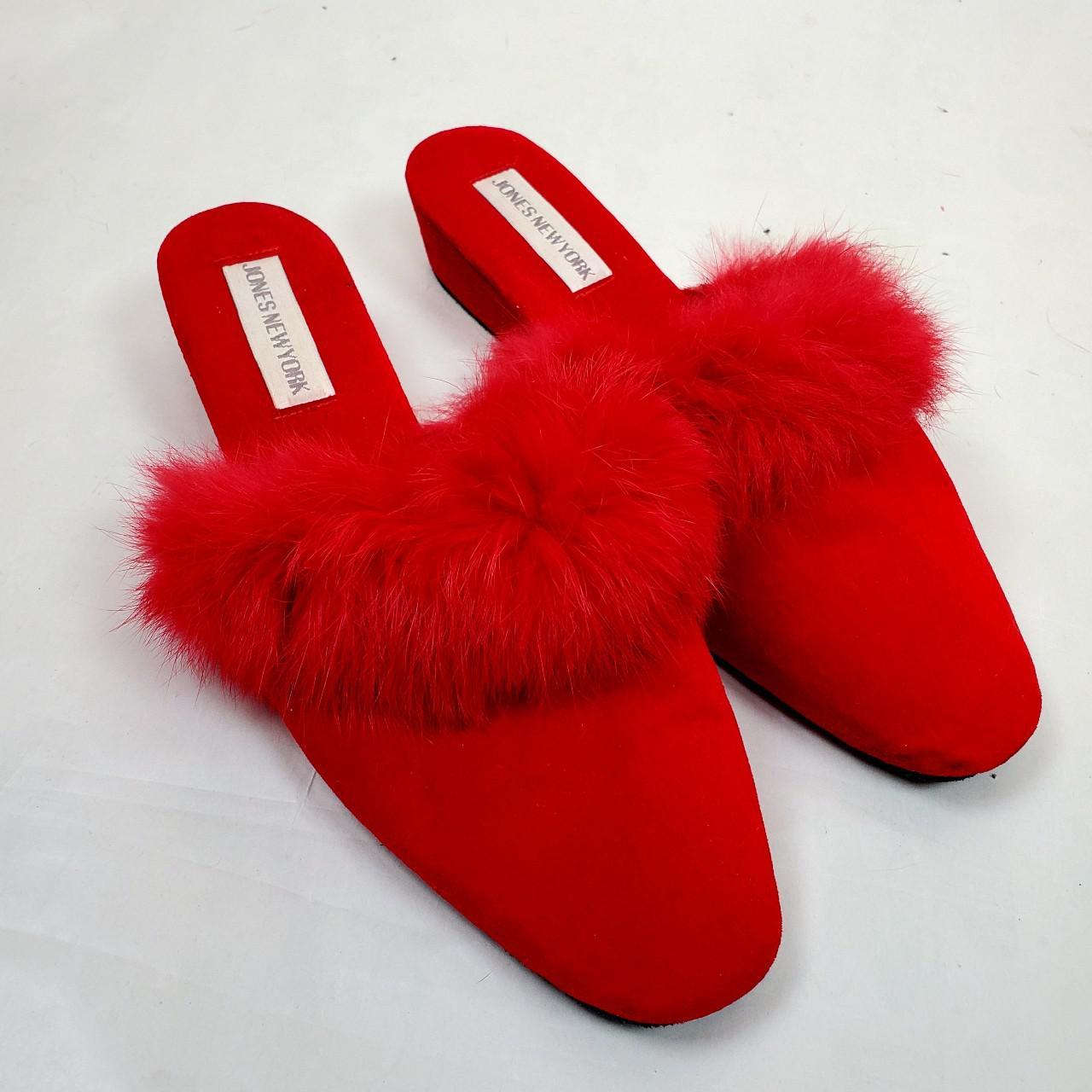 Product Image 3 - Rabbit hair red slippers. 

Tell