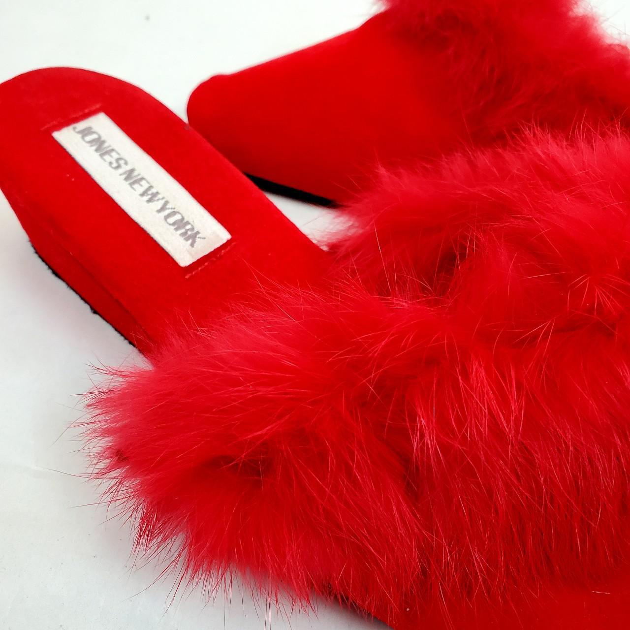 Product Image 4 - Rabbit hair red slippers. 

Tell