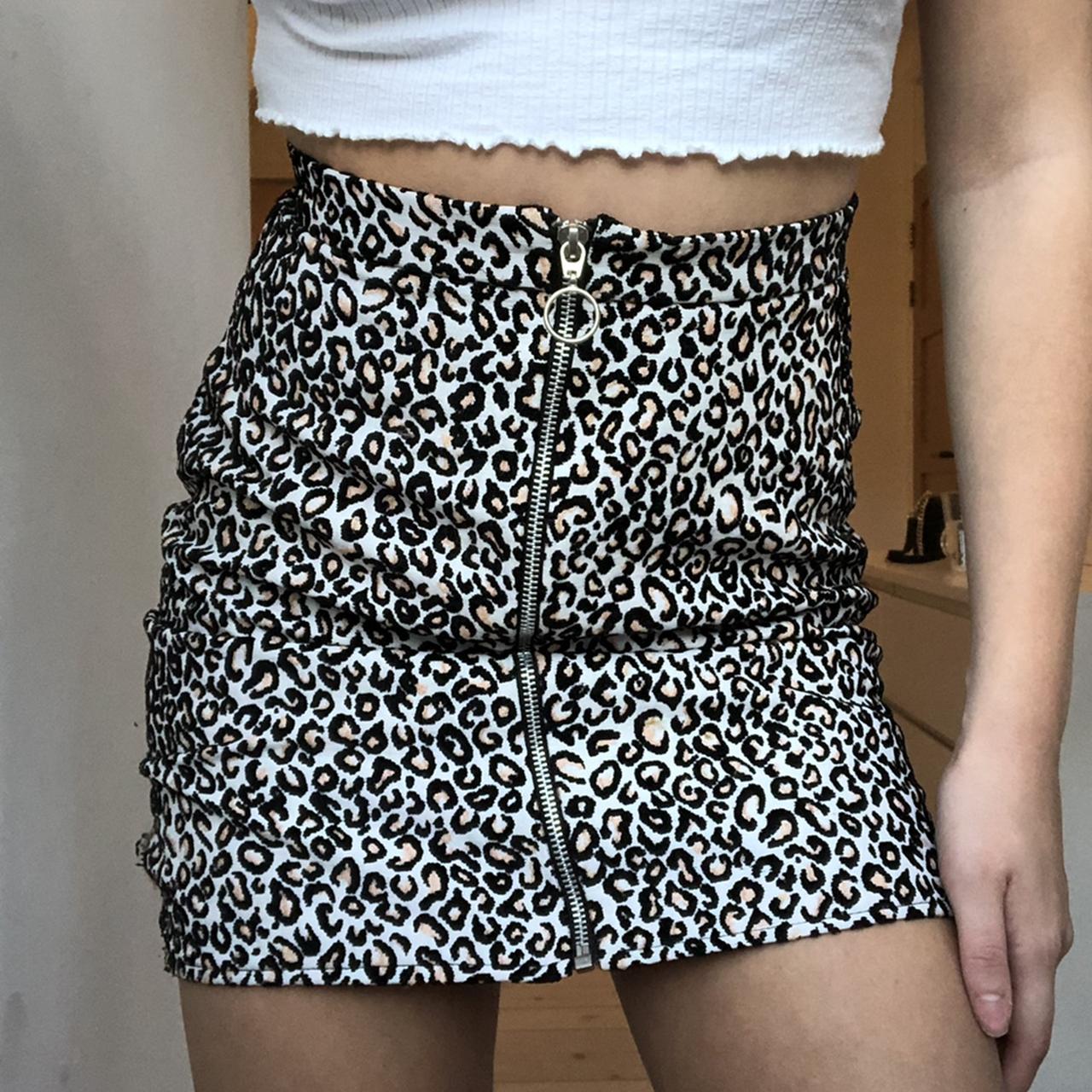 Animal print 2024 skirt primark