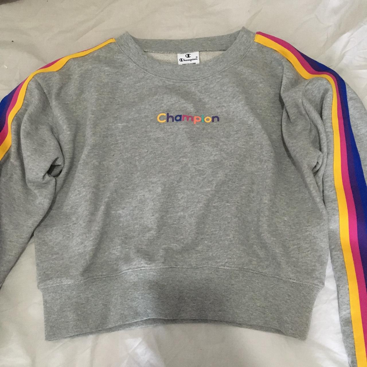 Champion sweatshirt sales rainbow