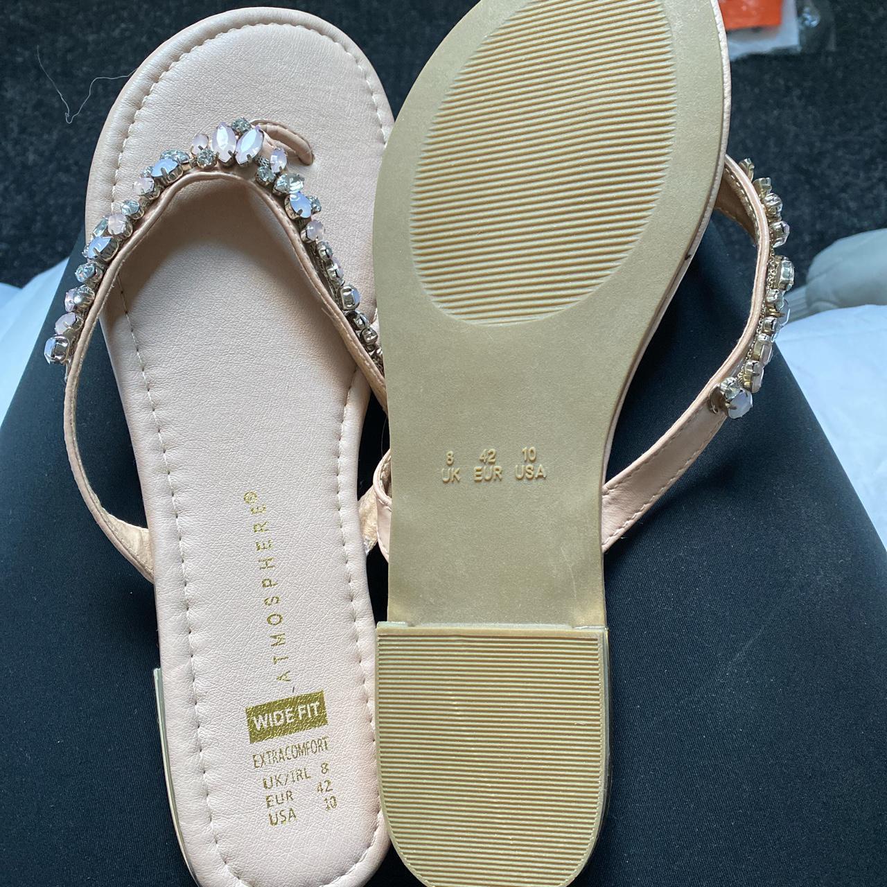 Peacocks on sale white sandals