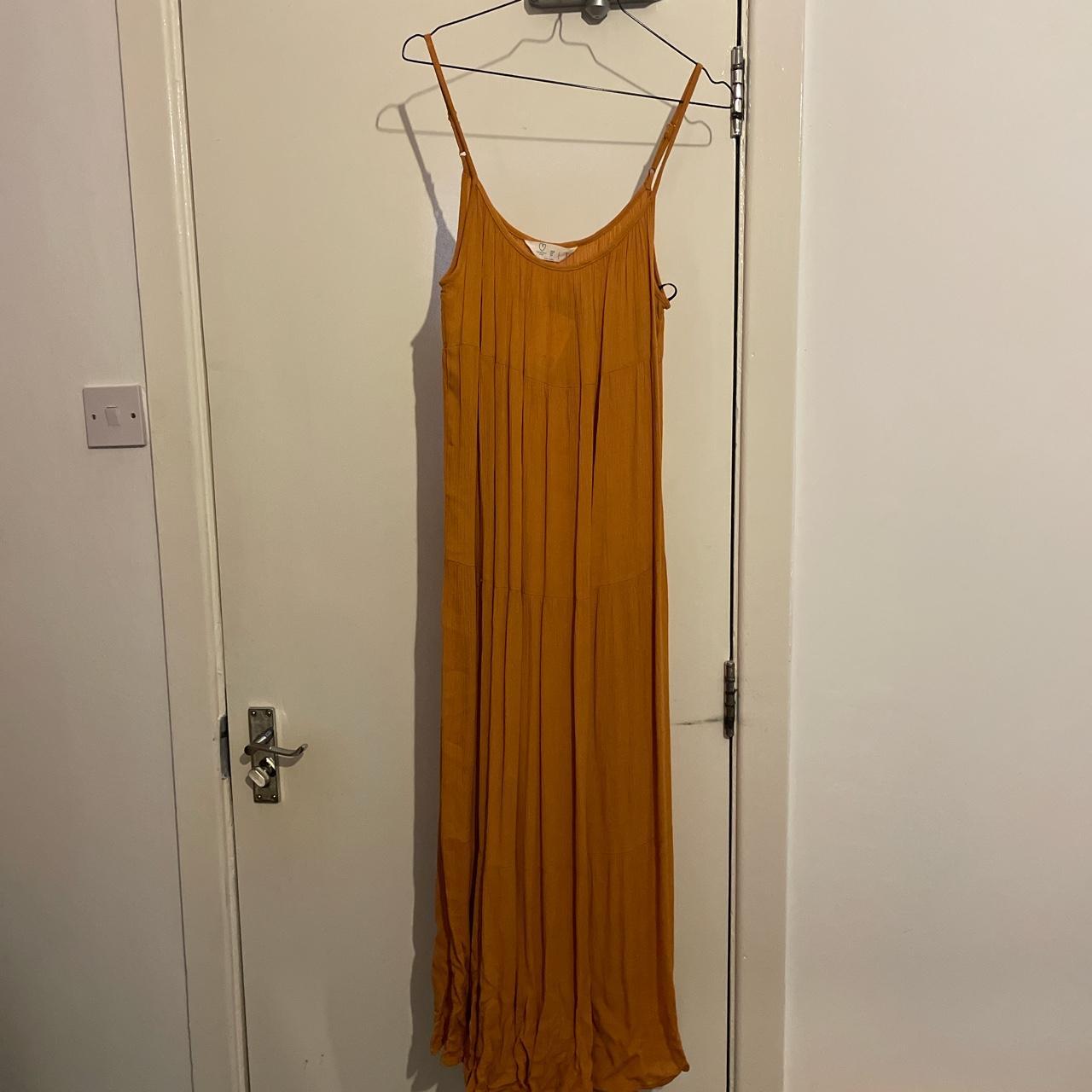 Primark mustard dress best sale