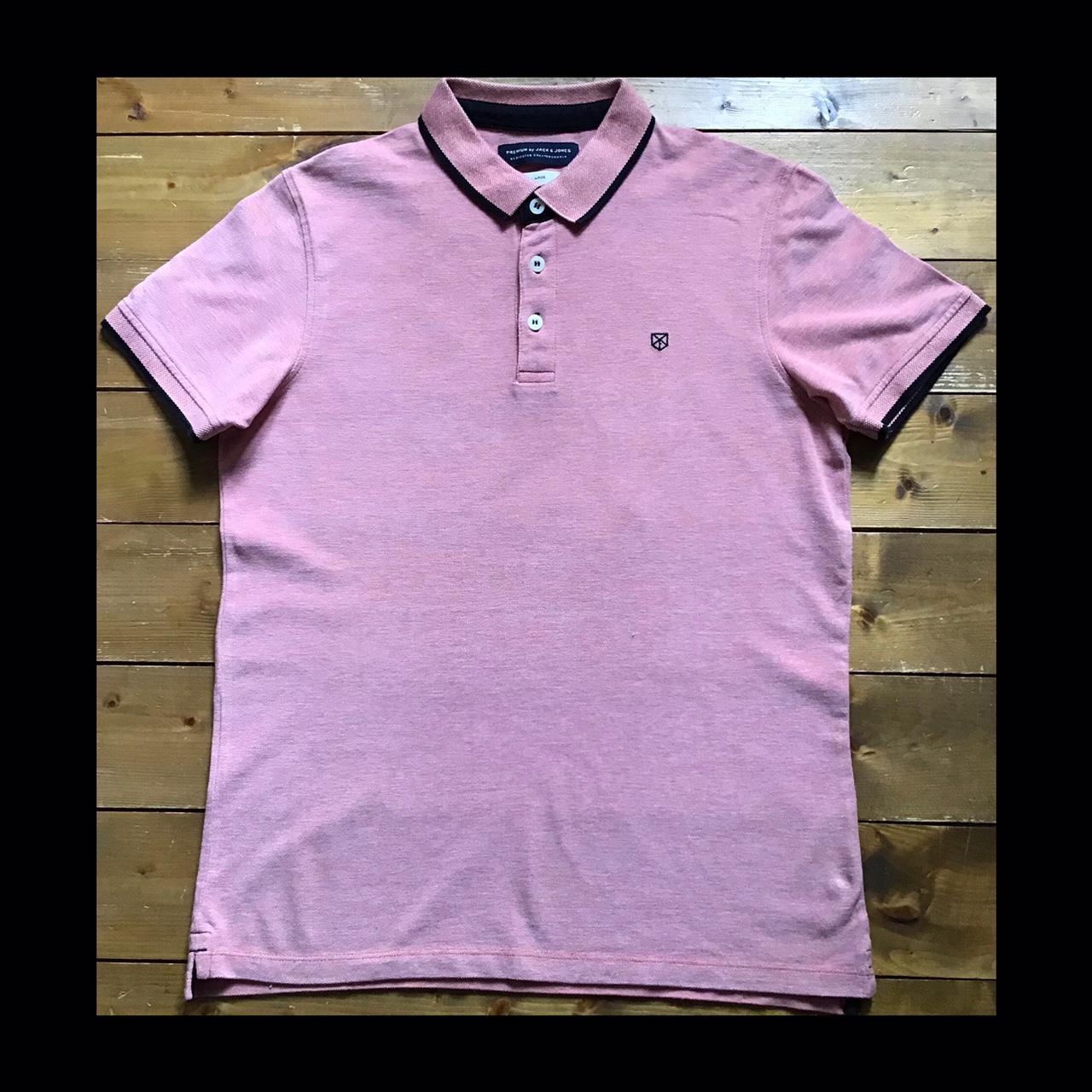 Mens Jack And Jones Premium Polo Shirt In Speckled Depop