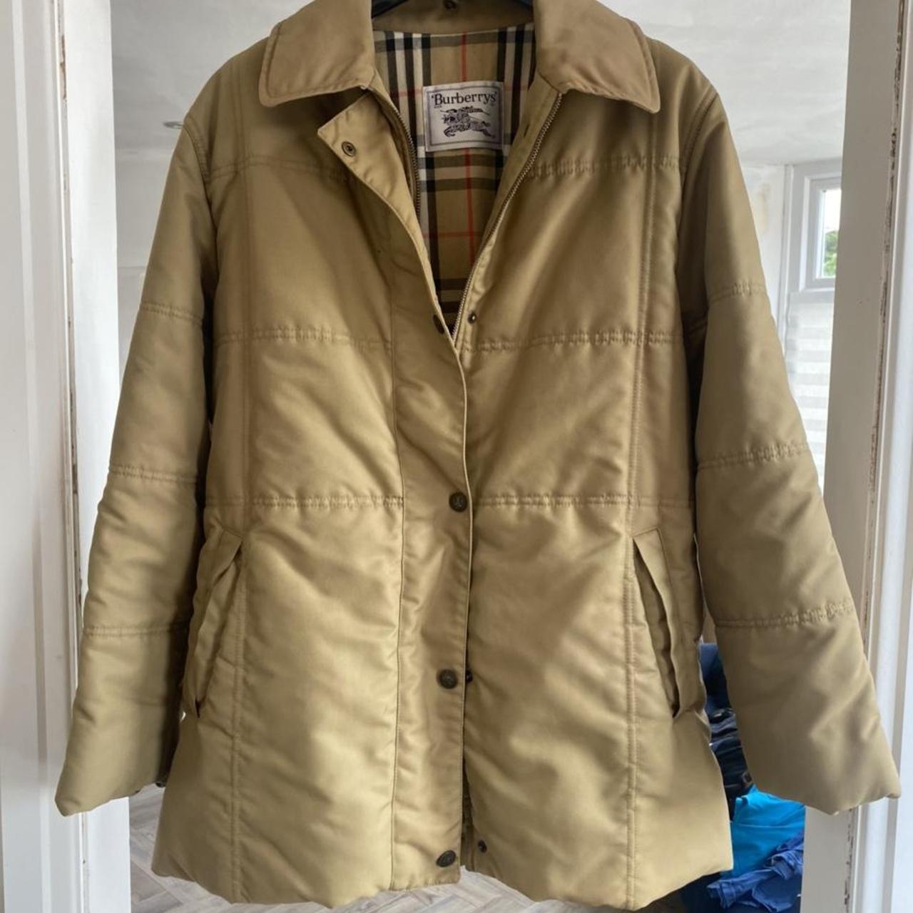 Burberry jacket. Barely worn. Size large. Any... - Depop