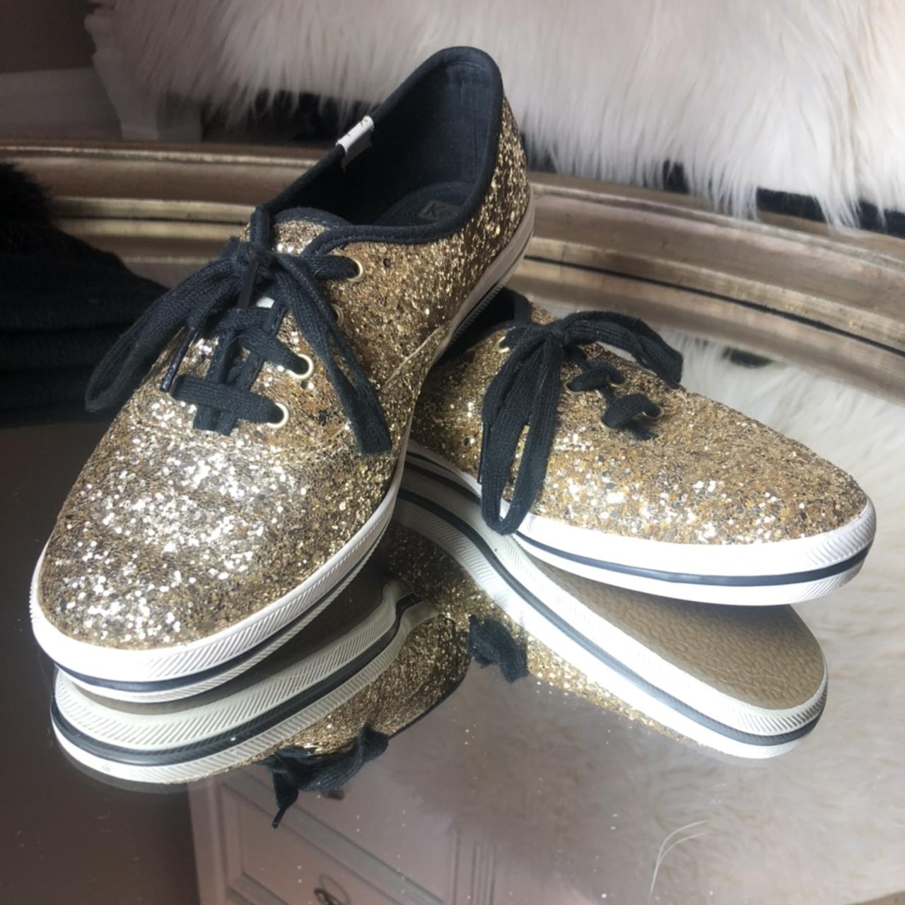 Kate spade discount keds glitter black