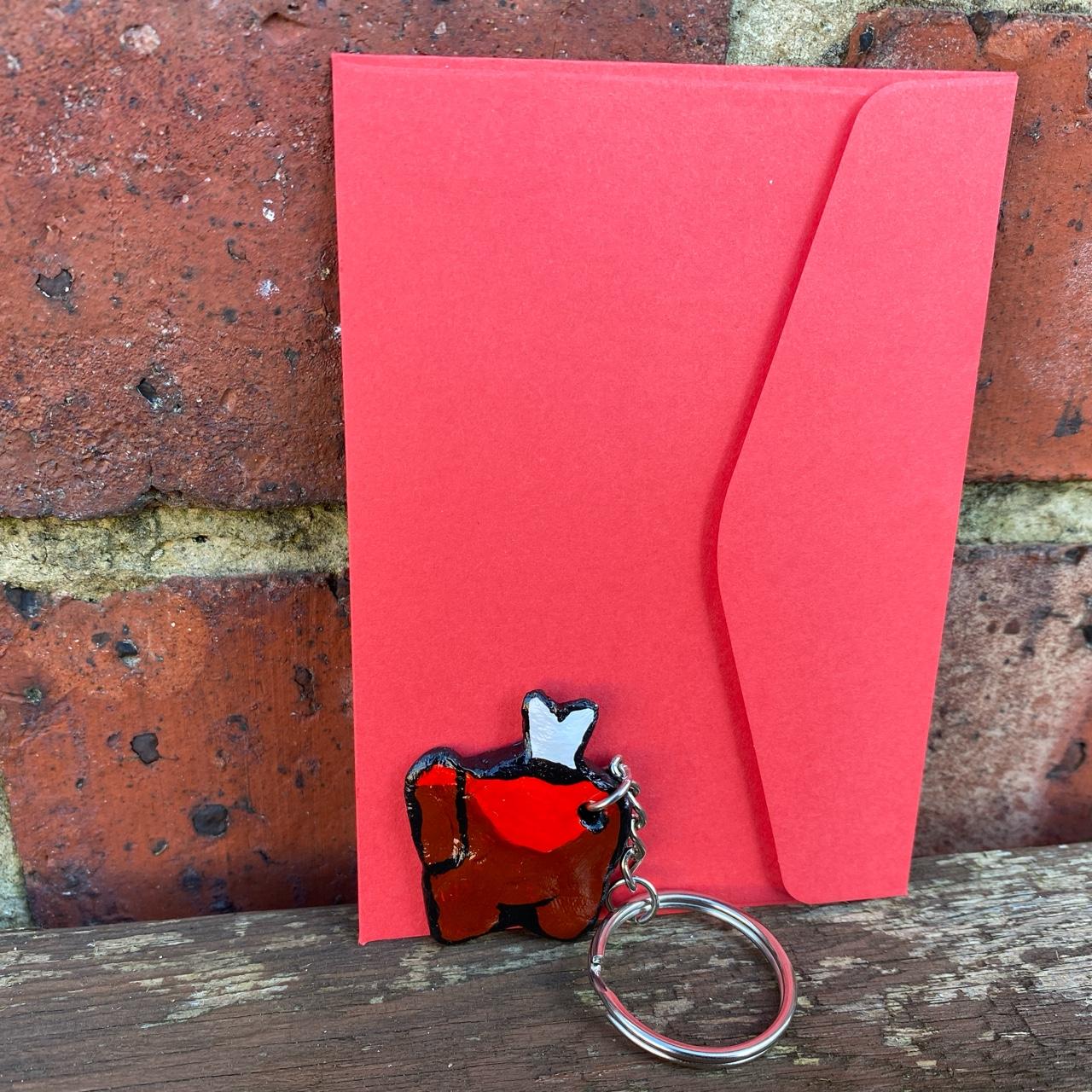 red uno reverse card earrings - Depop