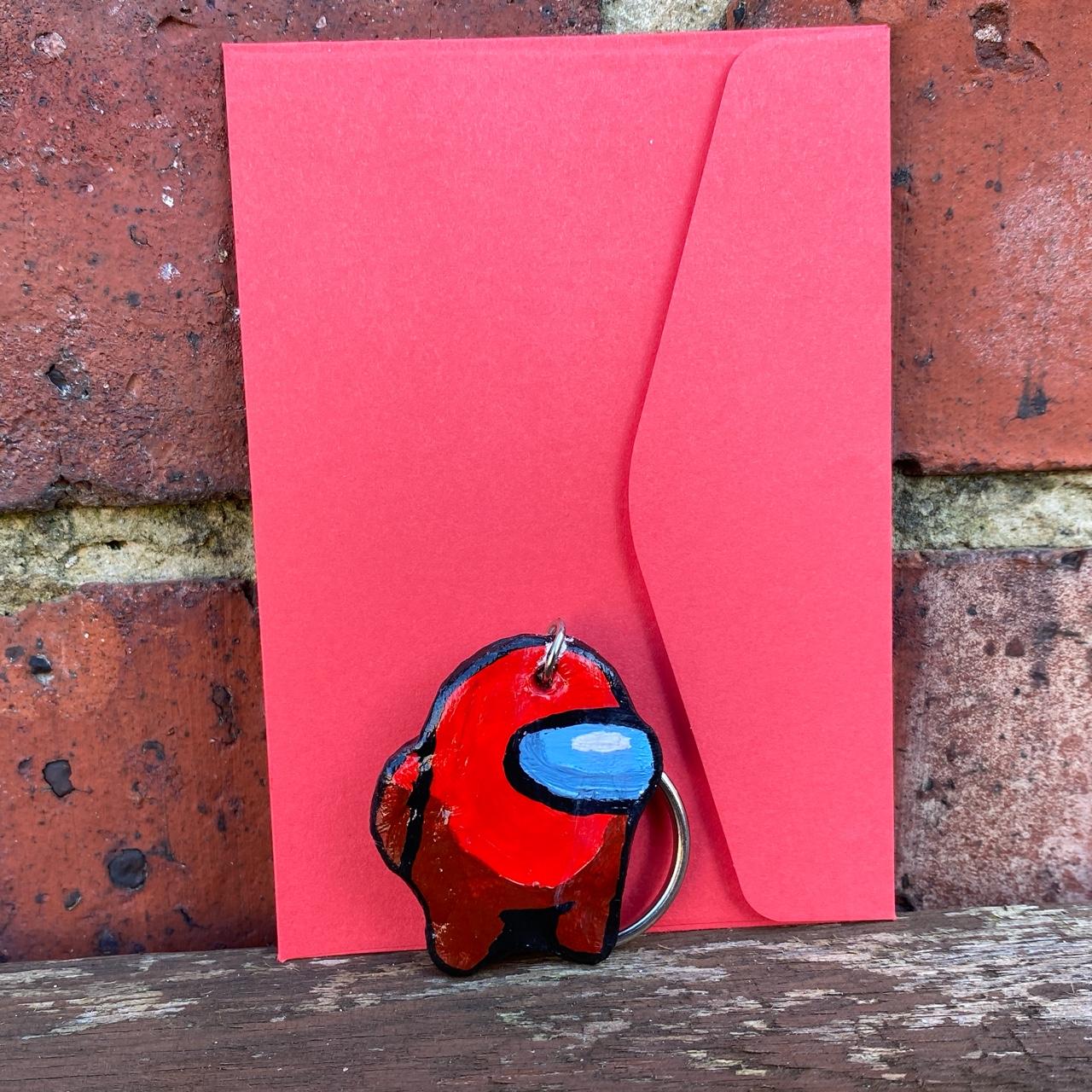 red uno reverse card earrings - Depop