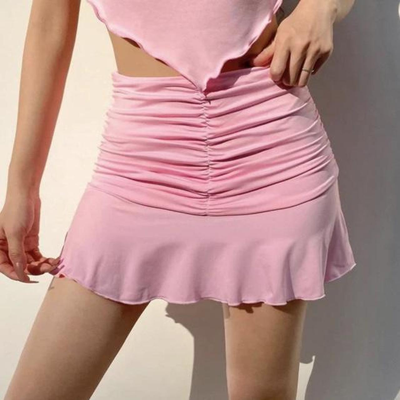 LA Pop Art Women's Pink Skirt (2)