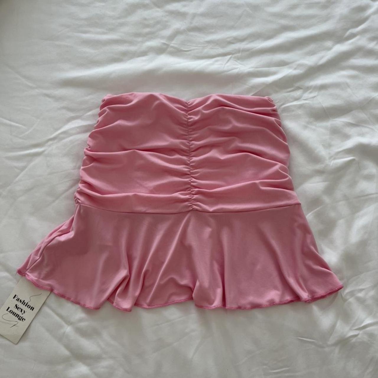LA Pop Art Women's Pink Skirt (4)