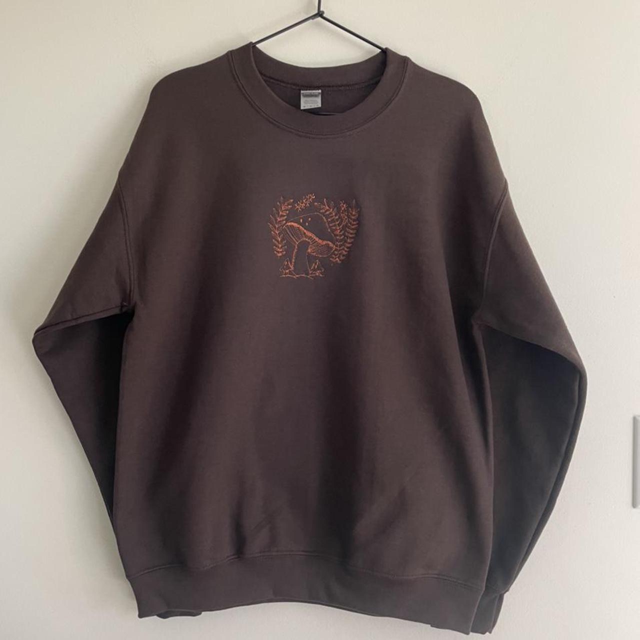 Vintage Cleveland Browns sweatshirt in brown. From - Depop