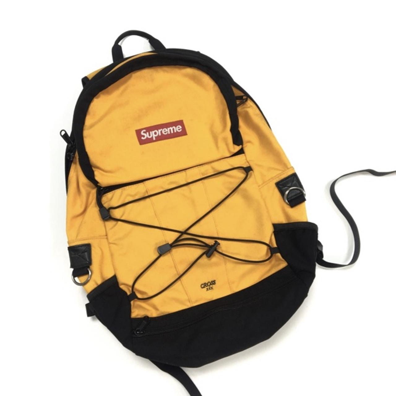 #Supreme Yellow Cross XXX Cordura #Backpack...