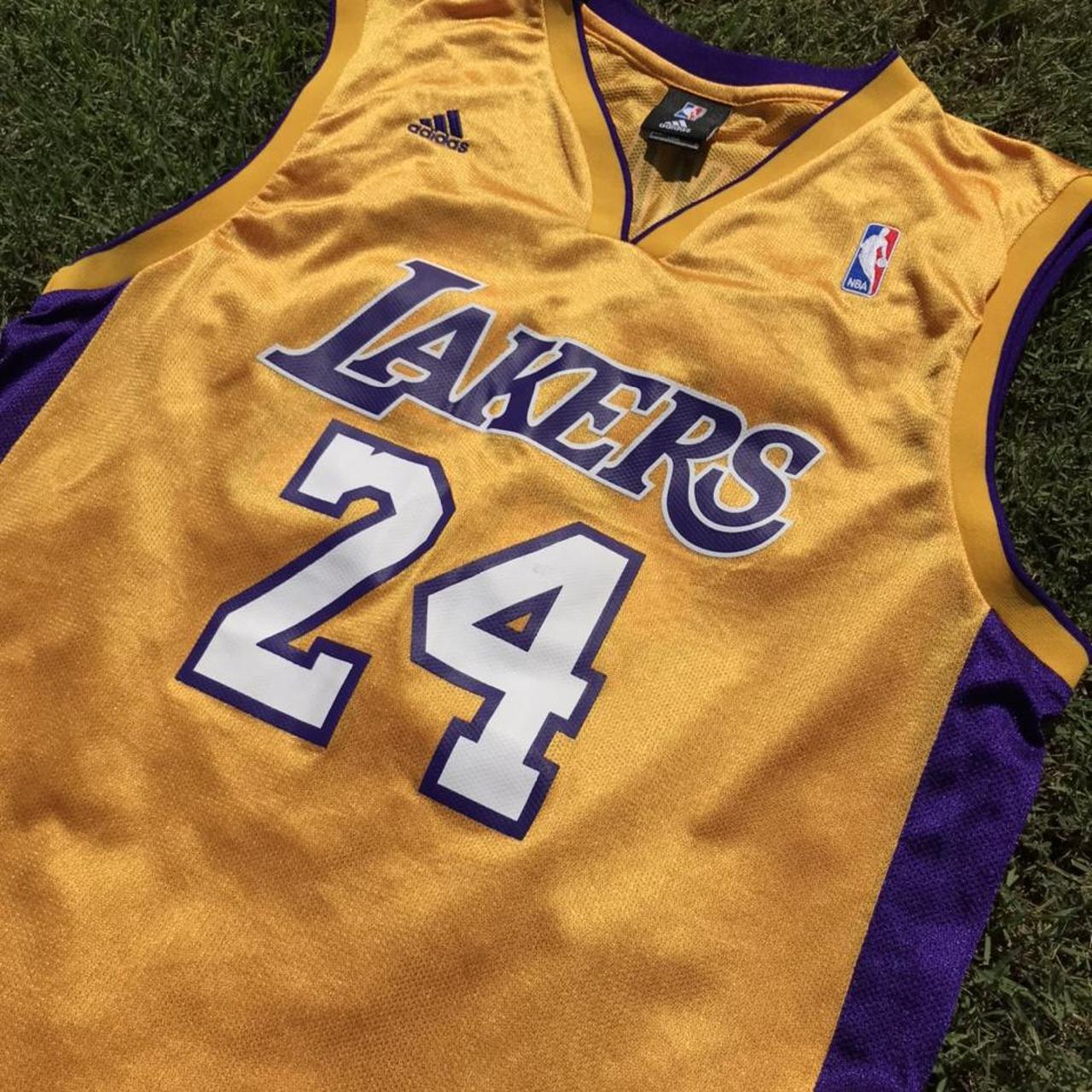 Vintage Adidas Kobe Bryant Jersey Los Angeles Lakers - Depop