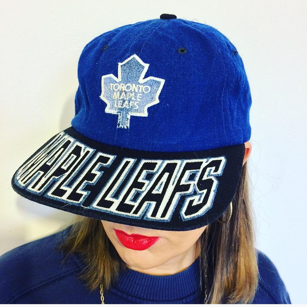 Vintage Toronto maple Leafs STARTER hat. Very rare - Depop