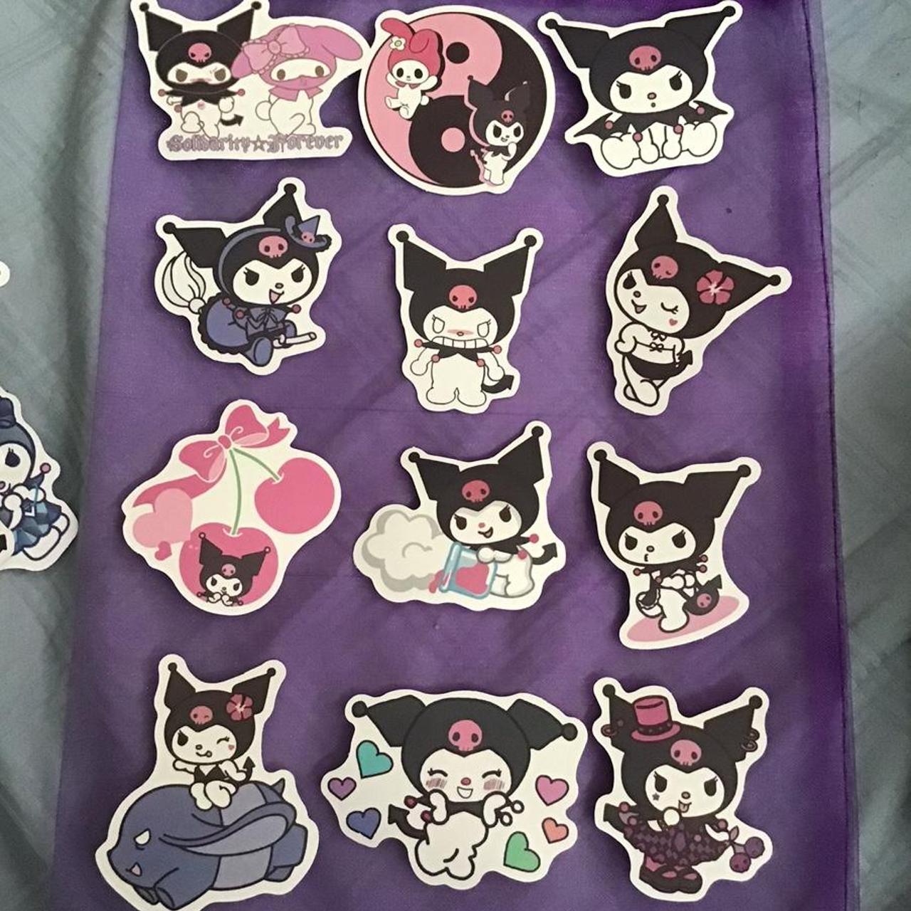 Sanrio Kuromi stickers 😈 10 for $5.55 Or get 3 free... - Depop