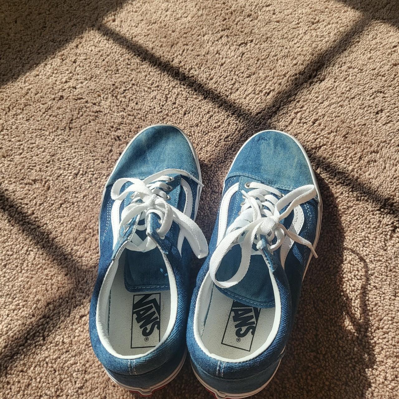 Faded 2025 blue vans