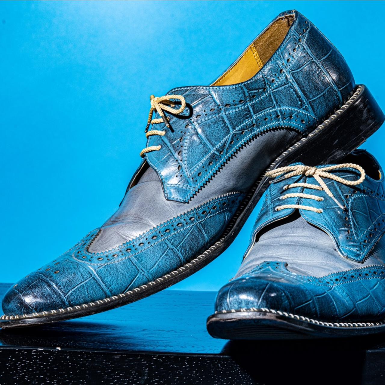 Giorgio brutini hot sale blue shoes