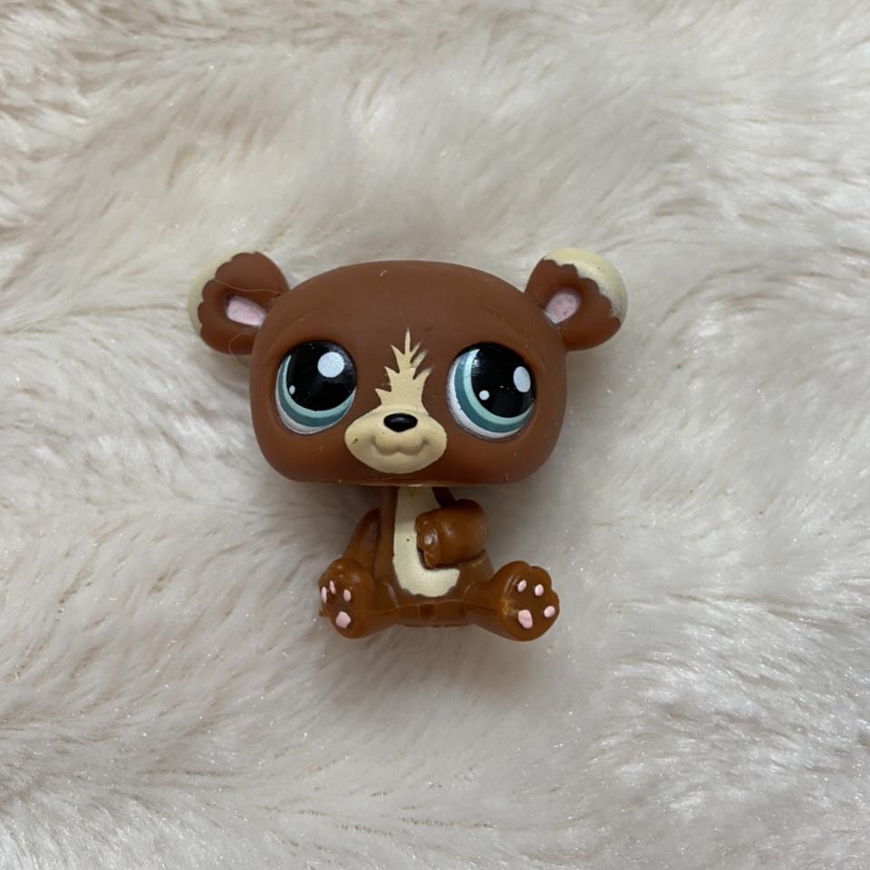 lps littlest pet shop custom christmas bear! ooak! - Depop