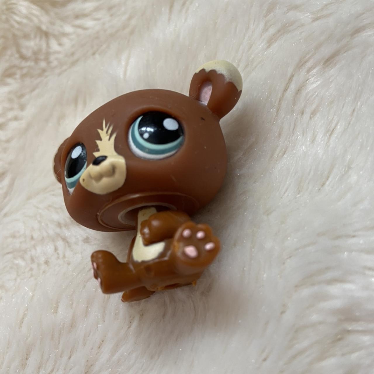 lps littlest pet shop custom christmas bear! ooak! - Depop