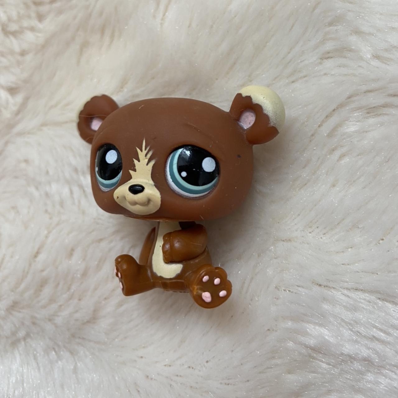 lps littlest pet shop custom christmas bear! ooak! - Depop