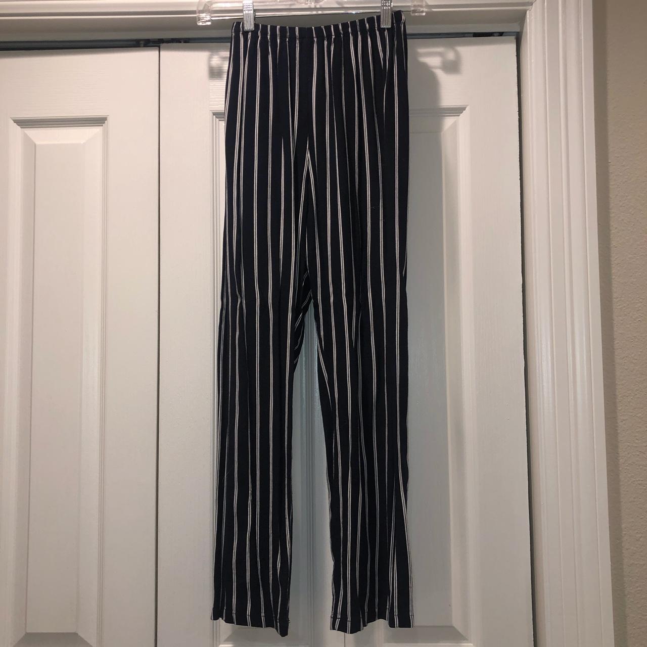 classic brandy melville striped pants! i don’t wear... - Depop