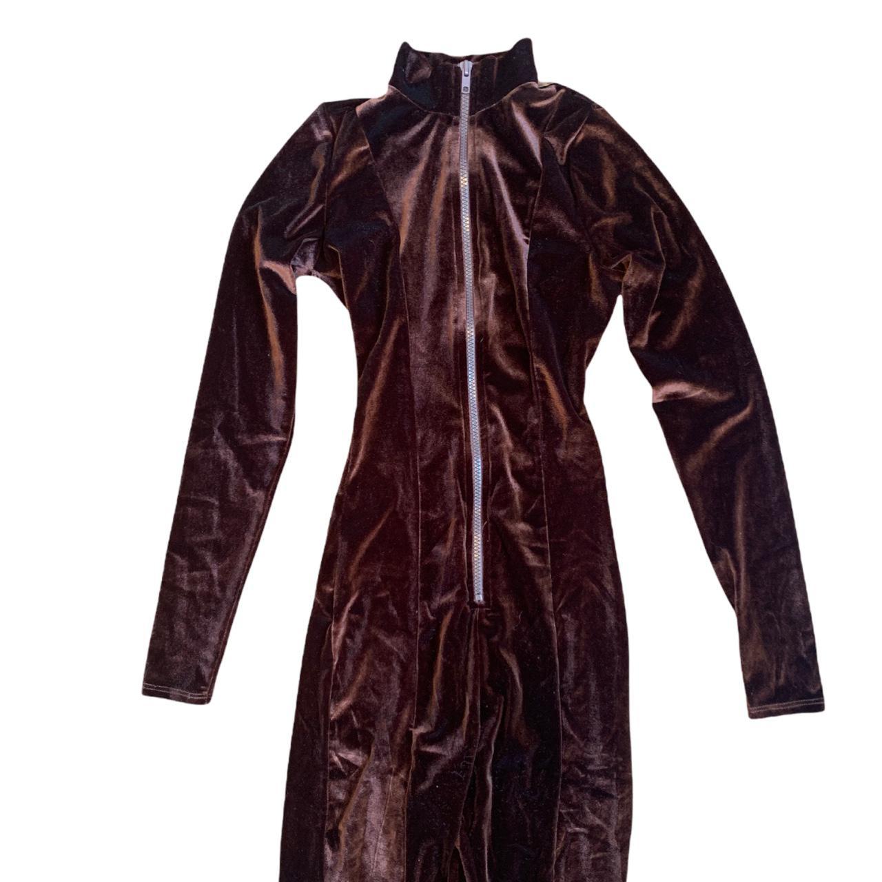 Fashion Nova Women's Brown Dress Depop