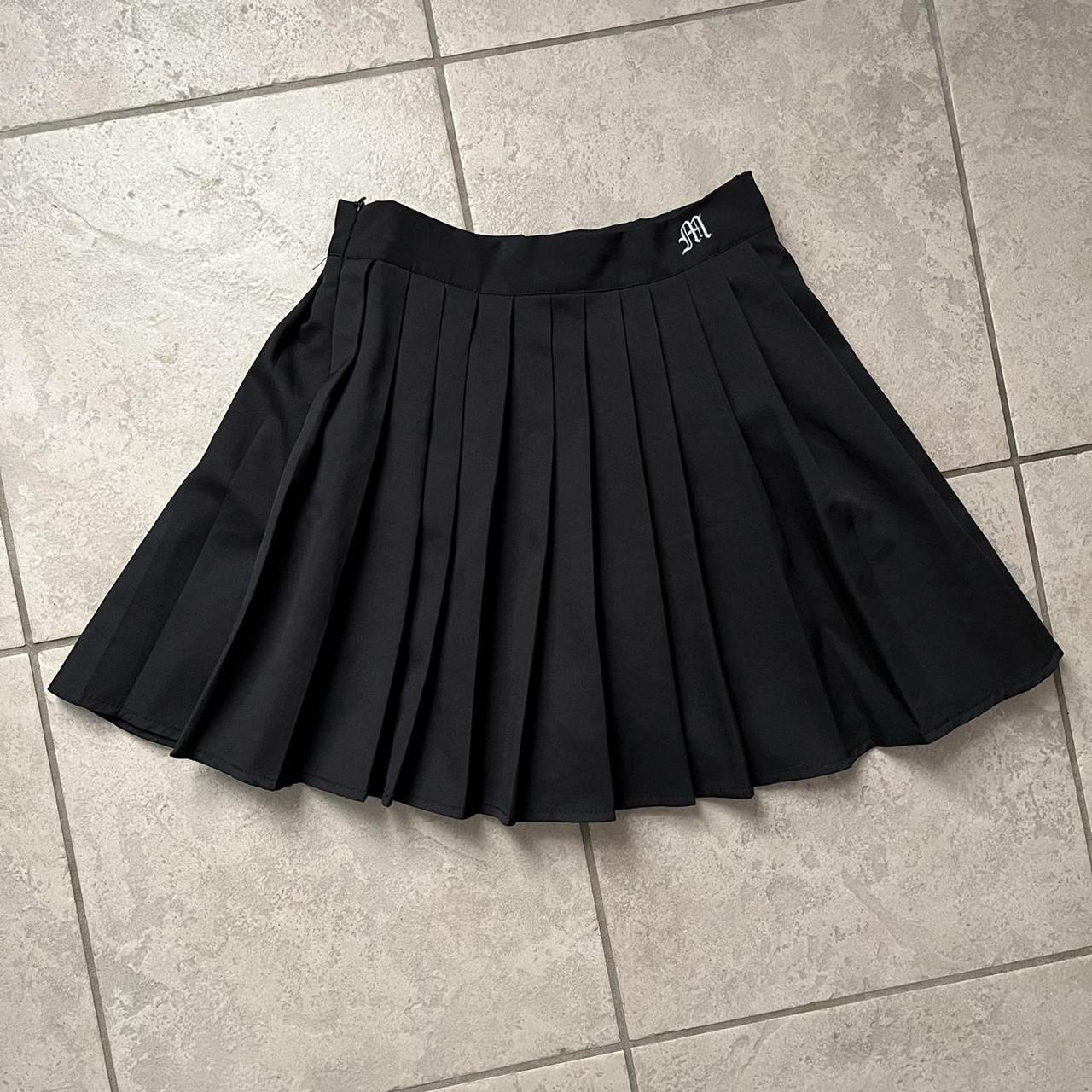 Women's Black and White Skirt