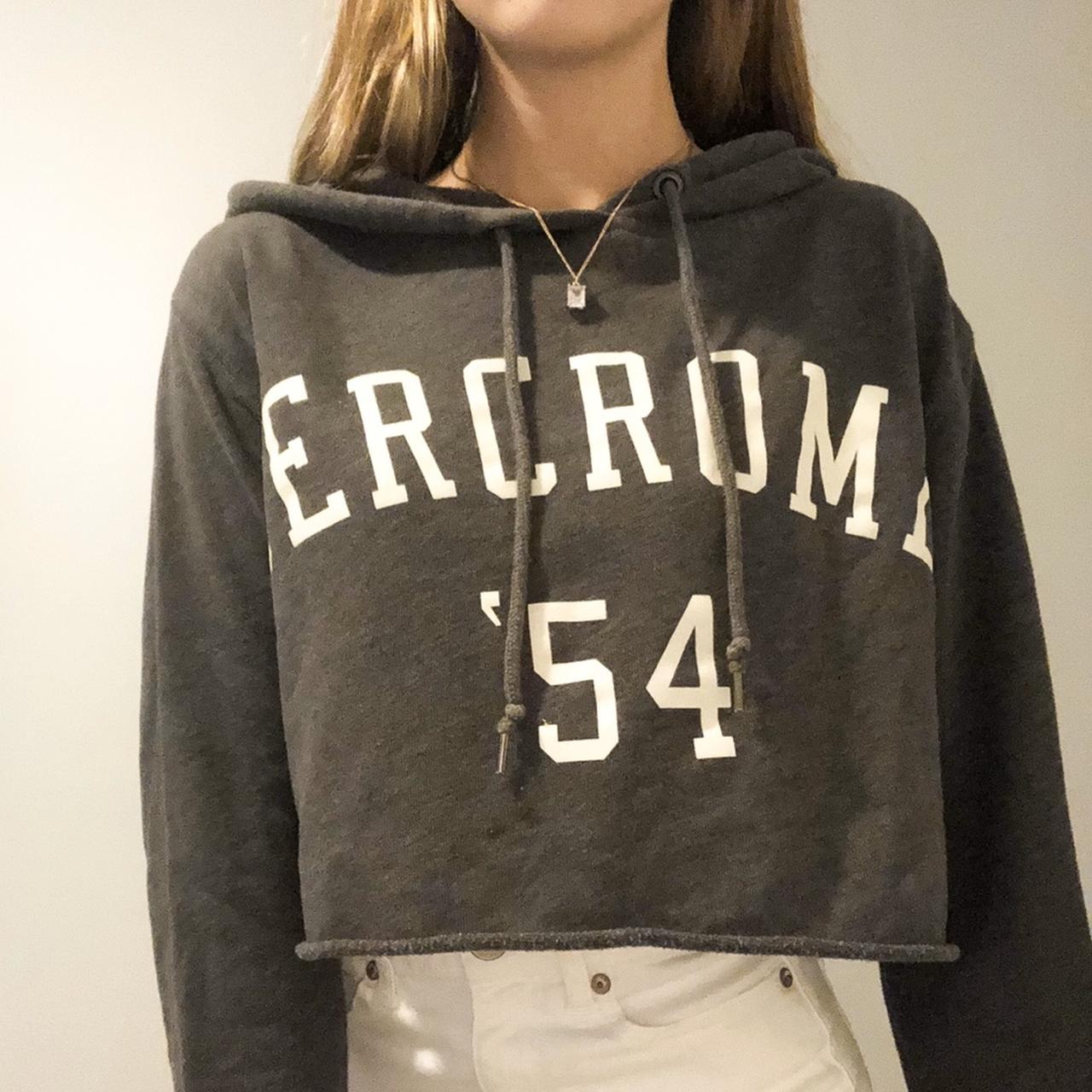 Abercrombie sales cropped hoodie