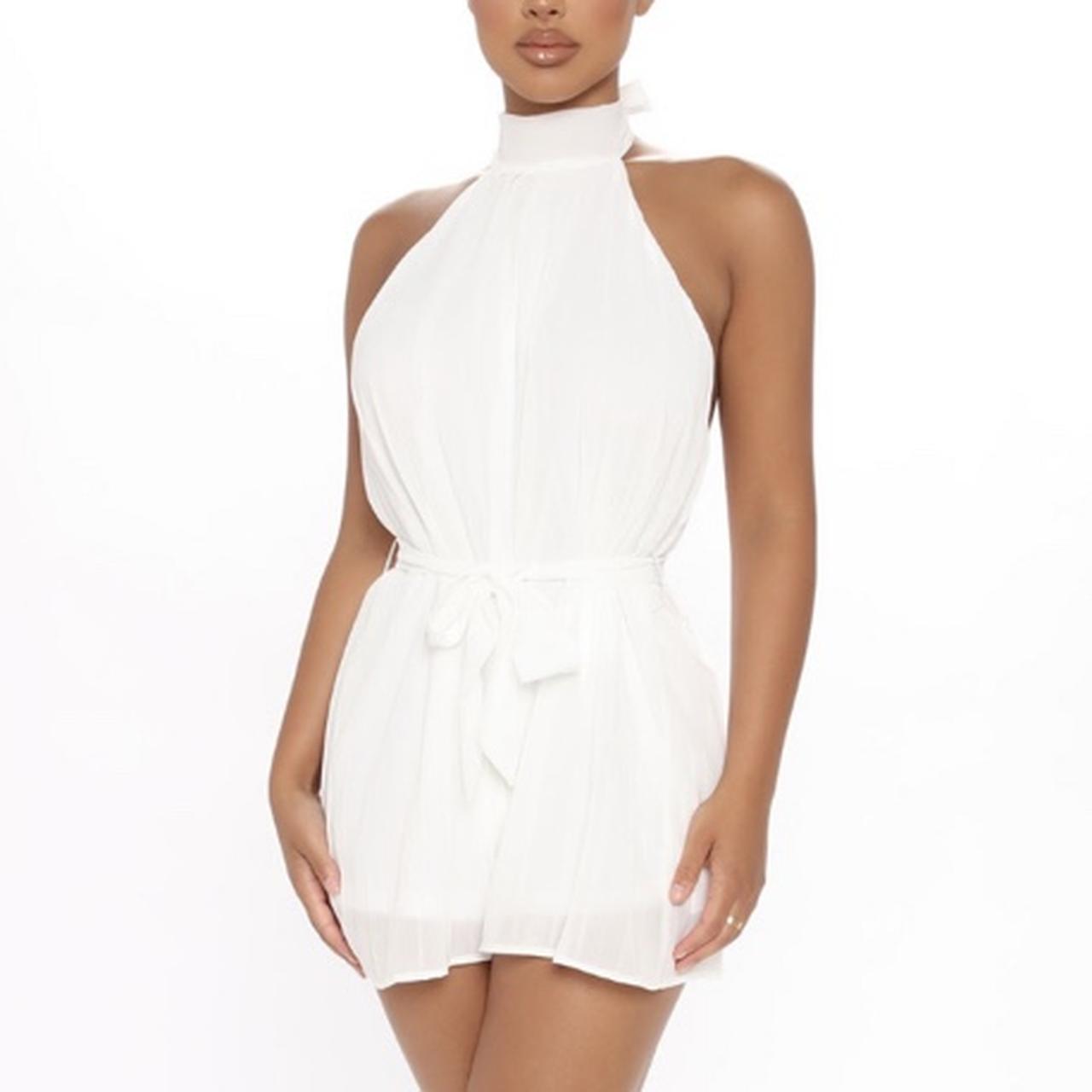 Fashion nova halter dress best sale