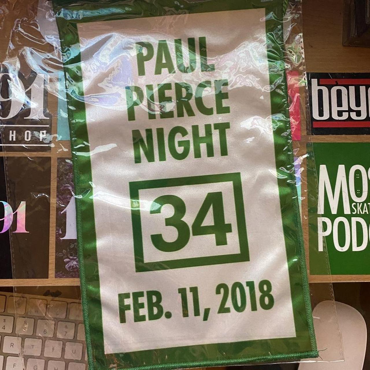 Boston Celtics Paul Pierce commemorative banner