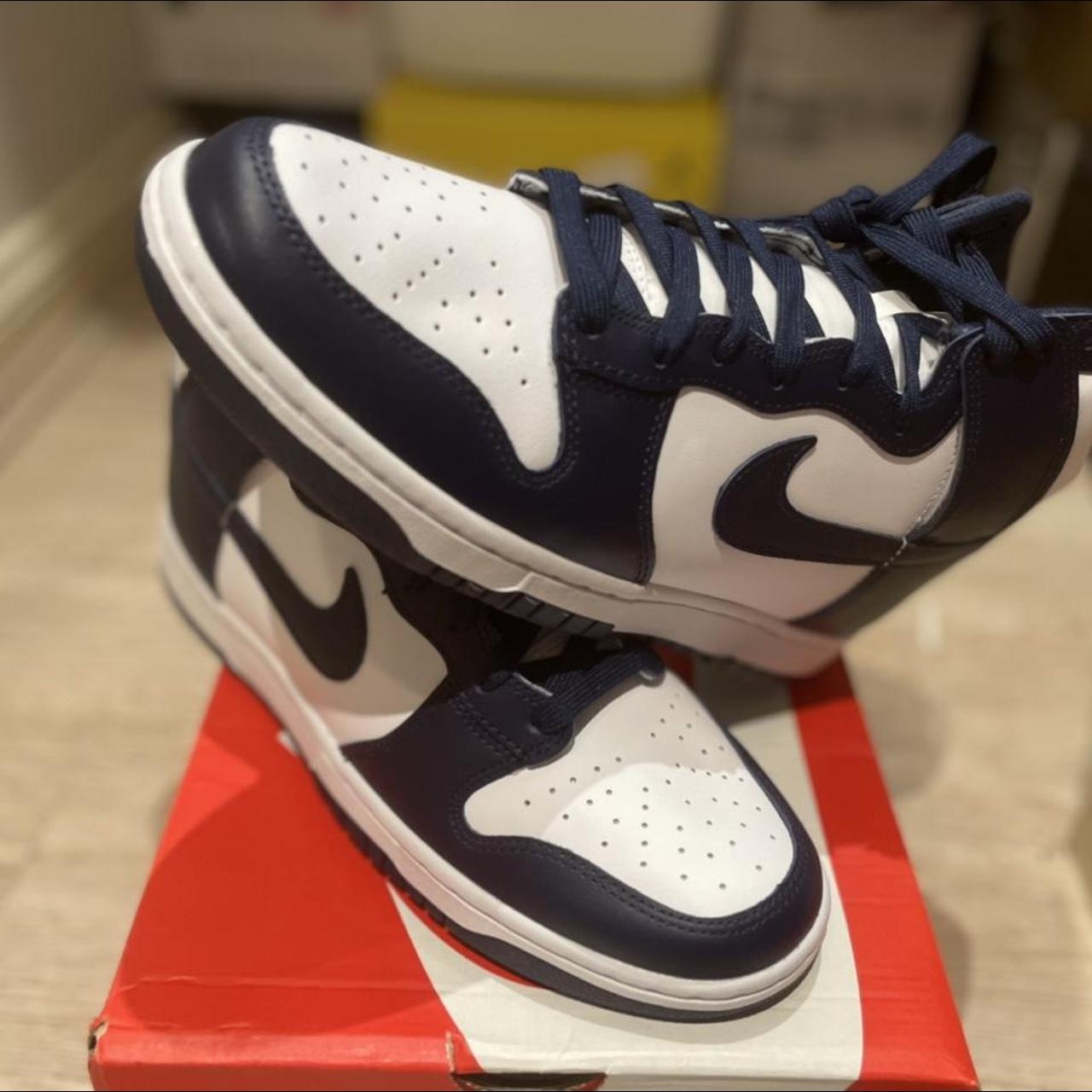 nike dunk sky hi navy
