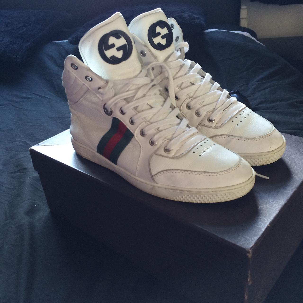 Mens gucci sales trainers