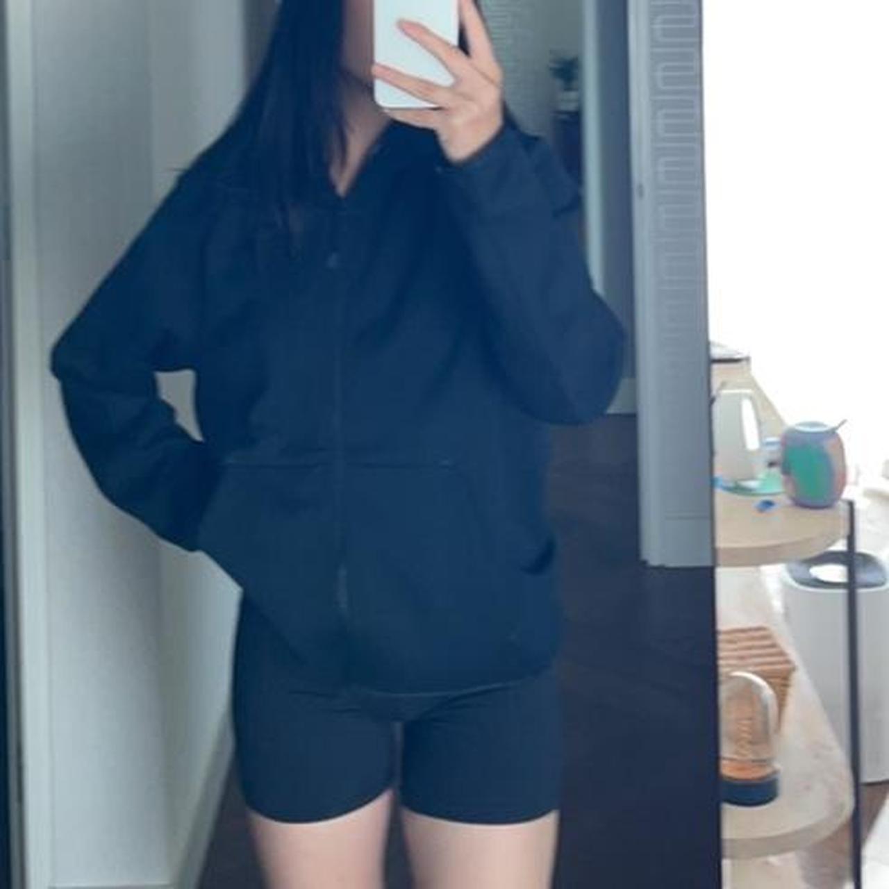 mens plain black nike hoodie