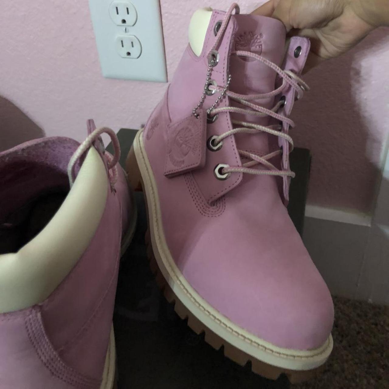 PINK #Timberland #Boots (4 in Juniors)~ Signs of... - Depop