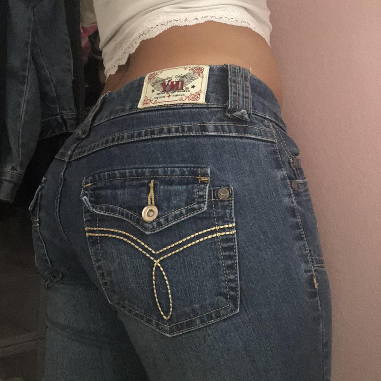 Really cute low rise flared #bratz blue Jean #y2k... - Depop