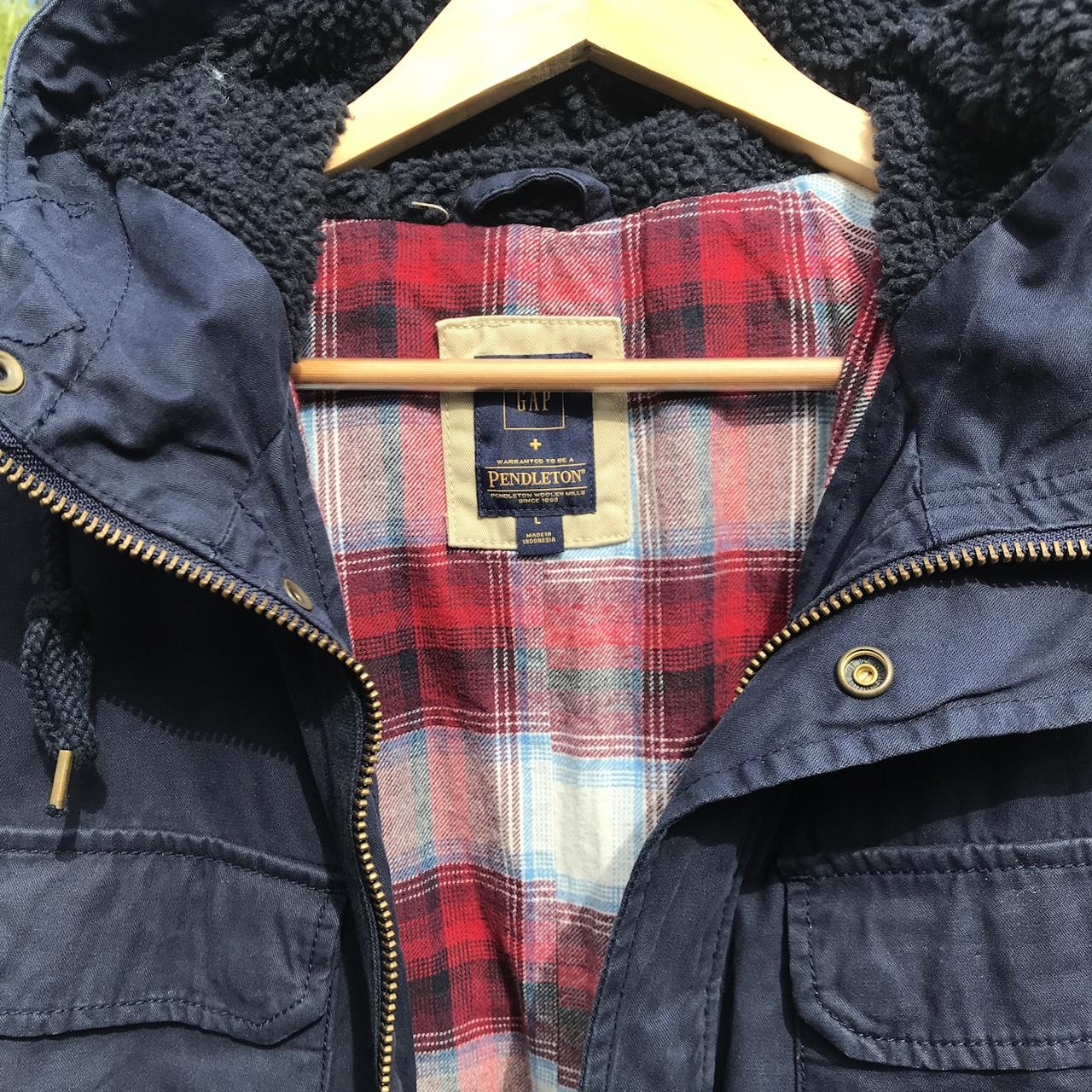 Men’s GAP X Pendleton jacket with Borg,fur hood and...